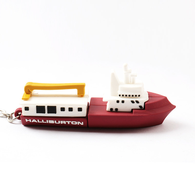 le bateau 3D forme le PVC a adapté l'essai aux besoins du client instantané des lecteurs 128GB H2 d'USB