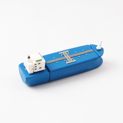 Lecteurs flash USB en forme de bateau en PVC adaptés aux besoins du client 2,0 et 3,0 256 Go 512 Go 1 To