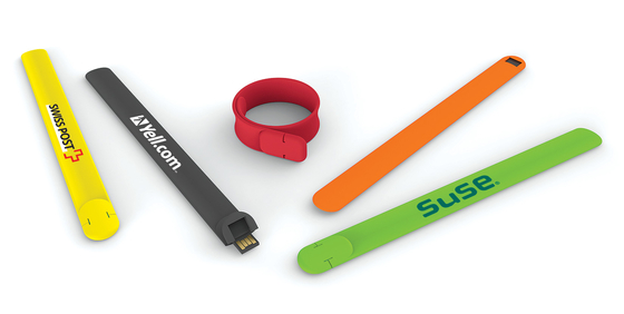 Lecteur flash USB 2.0 de bracelet de silicone d'ODM d'OEM 128GB UDP flash 10MB/S