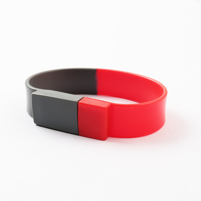 Bracelet de mémoire d'USB de bracelet de silicone d'ODM 2.0 3.0 1GB 256GB pleine mémoire
