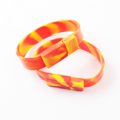 Lecteurs flash USB multicolores de bracelet de silicone 2.0 3.0 256GB 30MB/S