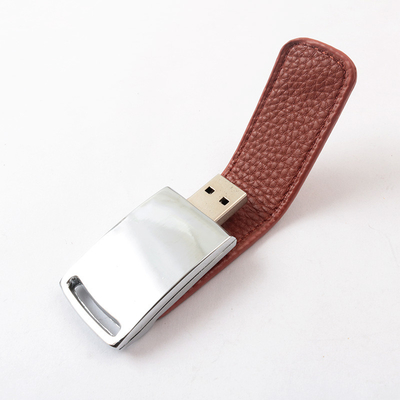 Clé USB en cuir véritable 2.0 3.0 clé USB portable 64 Go 30 Mo/s