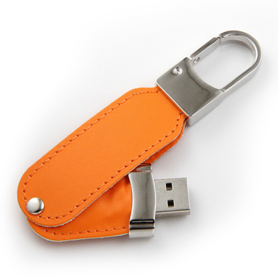 L'unité centrale gravante en refief de logo garnissent en cuir le lecteur instantané 2,0 102x25x10mm 8GB d'USB