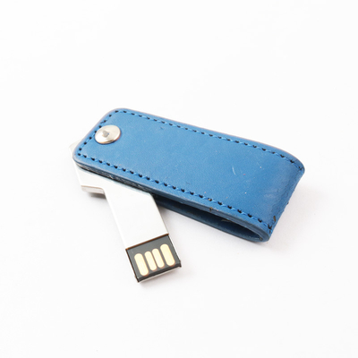 l'unité centrale gravante en refief faite sur commande USB en cuir de logo clignotent port d'USB 2,0 d'entraînement