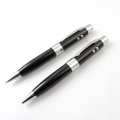Clé USB à stylo en métal noir 256 Go de mémoire complète 30 Mo/s avec puces de rayonnement laser