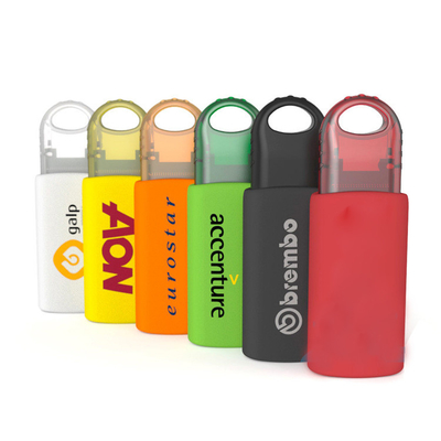 Clé USB en plastique de forme coulissante 2.0 3,0 128GB 256GB ODM d'OEM flash de mémoire complète