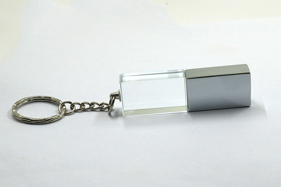 Clé USB Flash Crystal UDP 2.0 4 Go 8 Go 16 Go Clé USB avec lumière LED