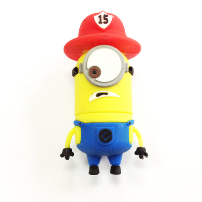 Clé USB 2.0 et 3.0 d'instantané d'Usb de PVC de personnage de dessin animé mignon de minions