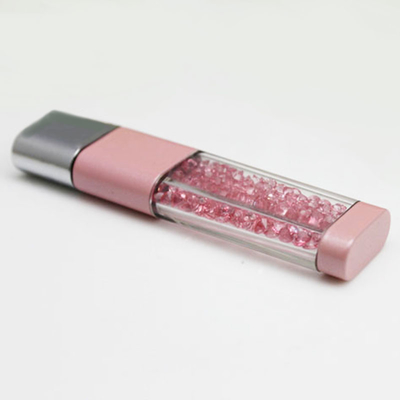 10MB/S 2.0 clés USB en cristal 32GB 64GB commandes flash faites sur commande avec le logo