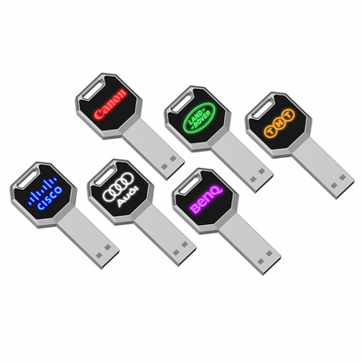LED Light Crystal Usb Drive 2.0 128 Go Flash Fast Speed ​​Chips 15 Mo/S