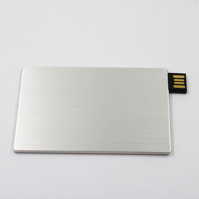 La pleine mémoire 2.0 de carte de crédit USB colle le matériel en métal de 64GB 128GB 20MB/S