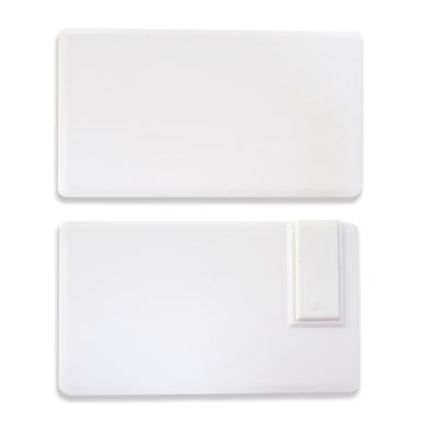 Clés USB en plastique de carte de crédit UDP Flash 2.0 128GB 64GB 15MB/S