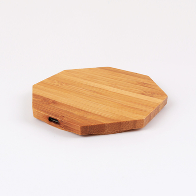 110KHZ - 205KHZ couleur en bois en bambou de détection sans fil multifonctionnelle du chargeur 8mm