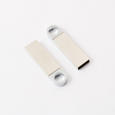 Bâton argenté de mémoire d'USB du logo 2,0 instantanés de laser de lecteur d'USB en métal de 4GB 8GB 16GB