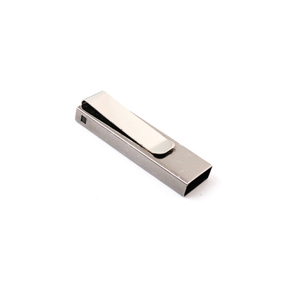 La commande d'USB en métal de formes d'agrafe a adapté des puces aux besoins du client d'UDP de LOGO d'impression de laser