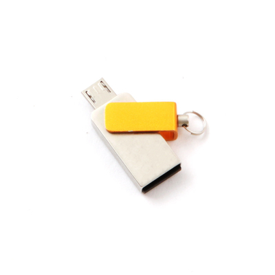 Port micro d'UDP de la vitesse rapide 16GB en métal 2,0 de bâton d'Android OTG USB