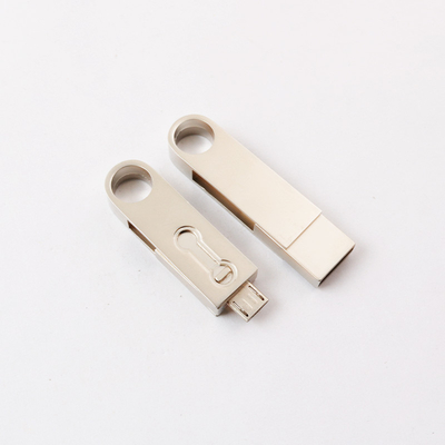 Bâton micro d'Usb en métal OTG 3,0 128GB 7mm pour l'utilisation de téléphone d'Android