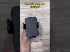 Chargeur rapide sans fil monté sur voiture avec chargeur rapide à aspiration magnétique